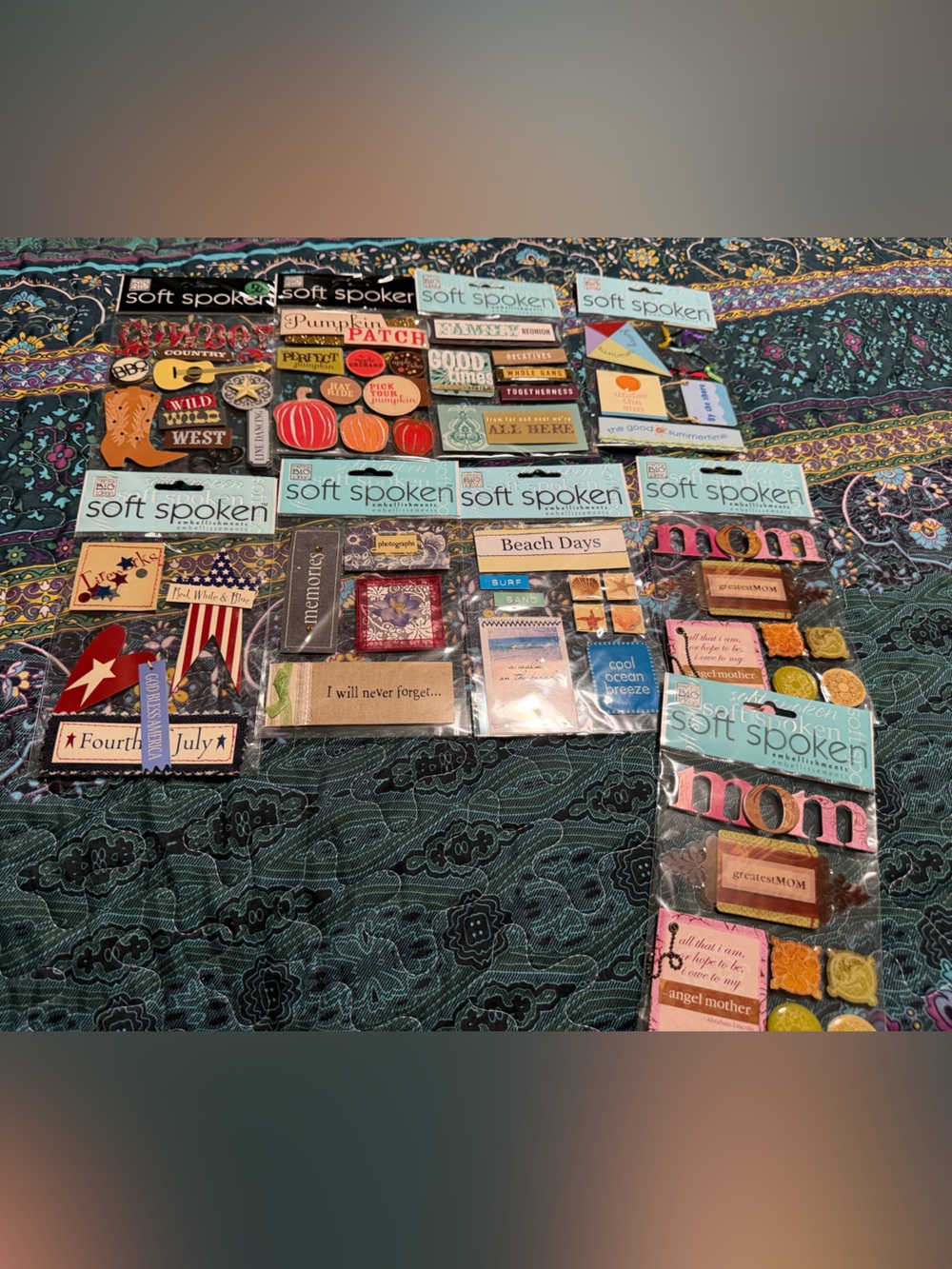 Soft Spoken sticker lot